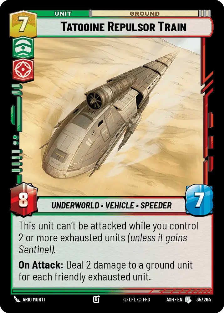 Tatooine Repulsor Train