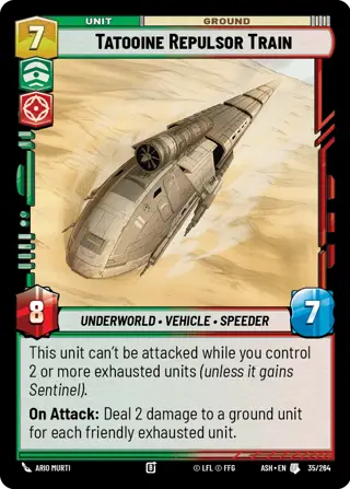 Tatooine Repulsor Train