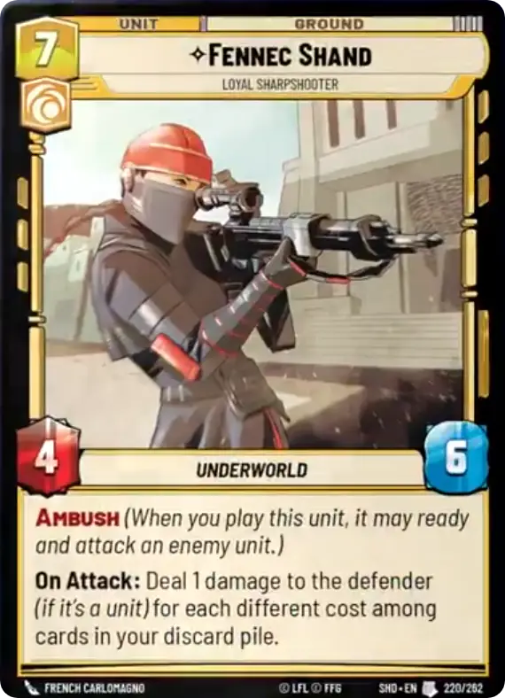 Fennec Shand, Loyal Sharpshooter