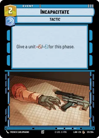 Incapacitate