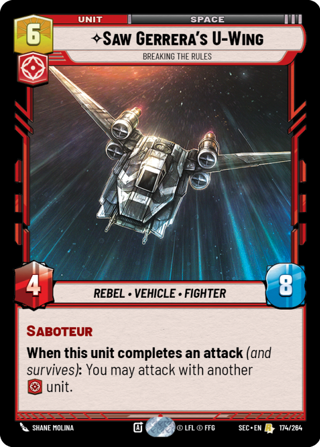 Saw Gerrera's U-Wing, Breaking The Rules