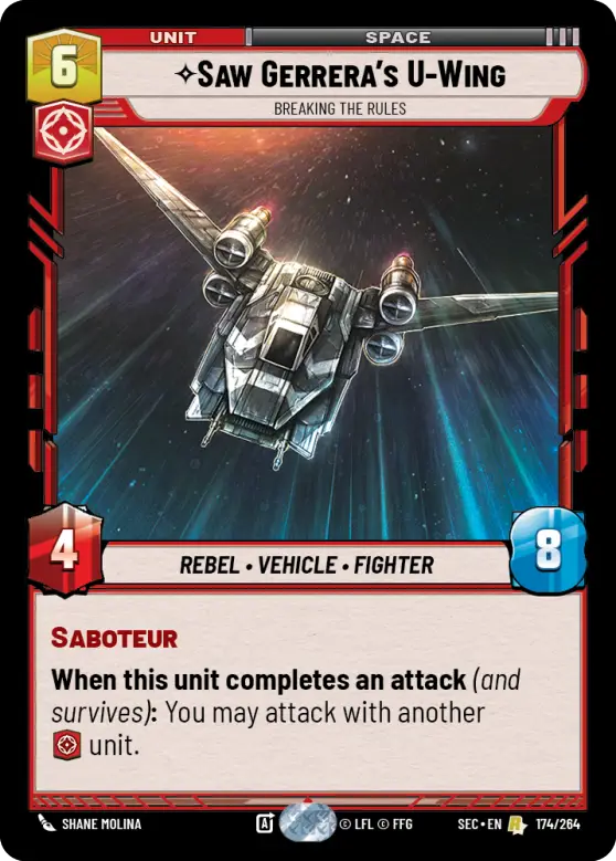 Saw Gerrera's U-Wing, Breaking The Rules
