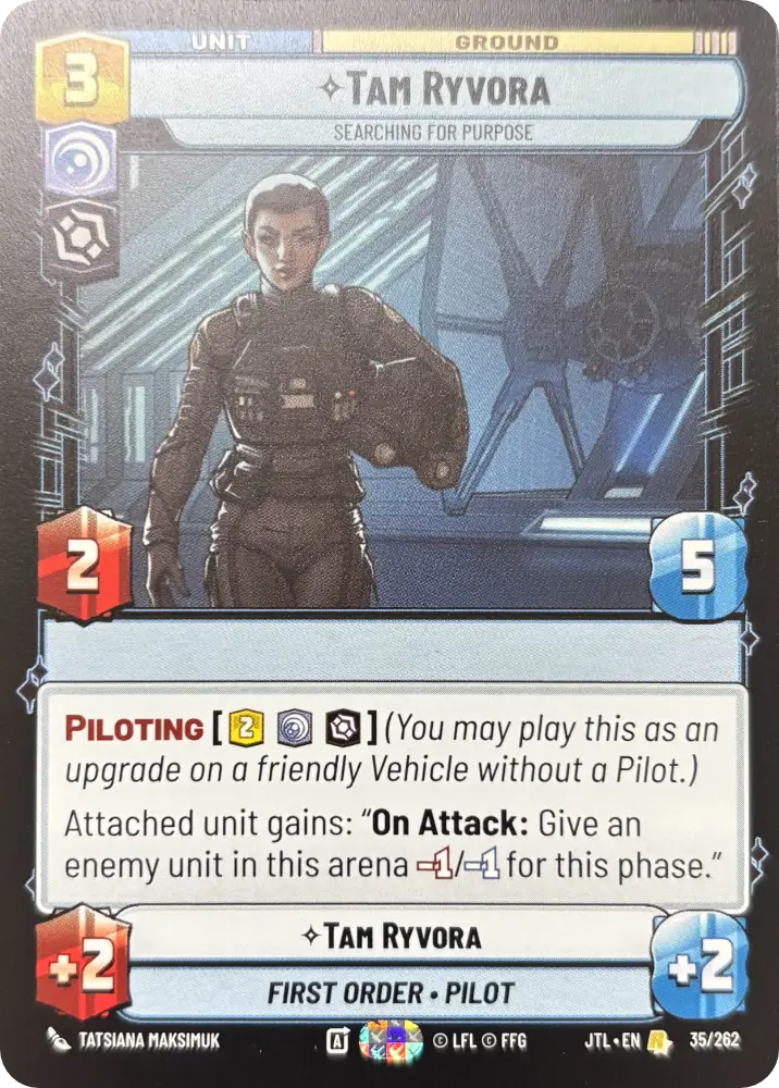 Tam Ryvora, Searching for Purpose