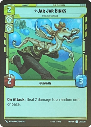 Jar Jar Binks, Foolish Gungan