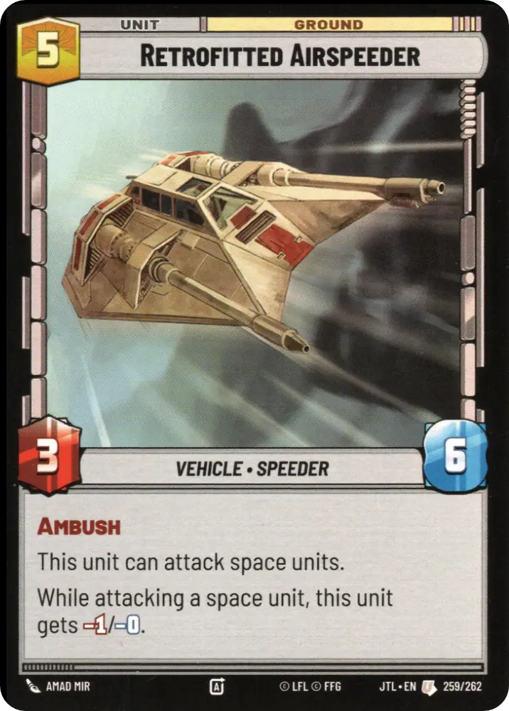 Retrofitted Airspeeder