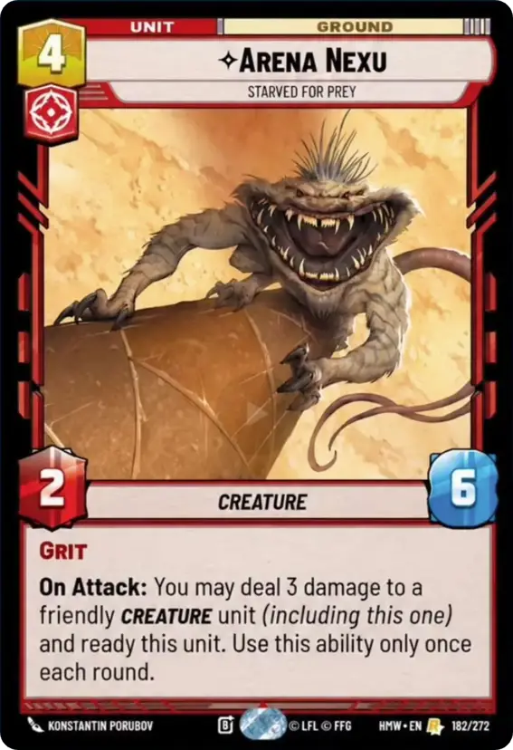 Arena Nexu, Starved For Prey