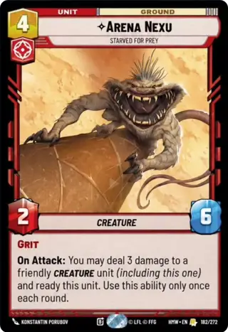 Arena Nexu, Starved For Prey