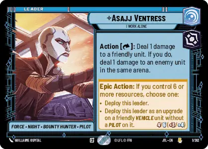 Asajj Ventress, I Work Alone