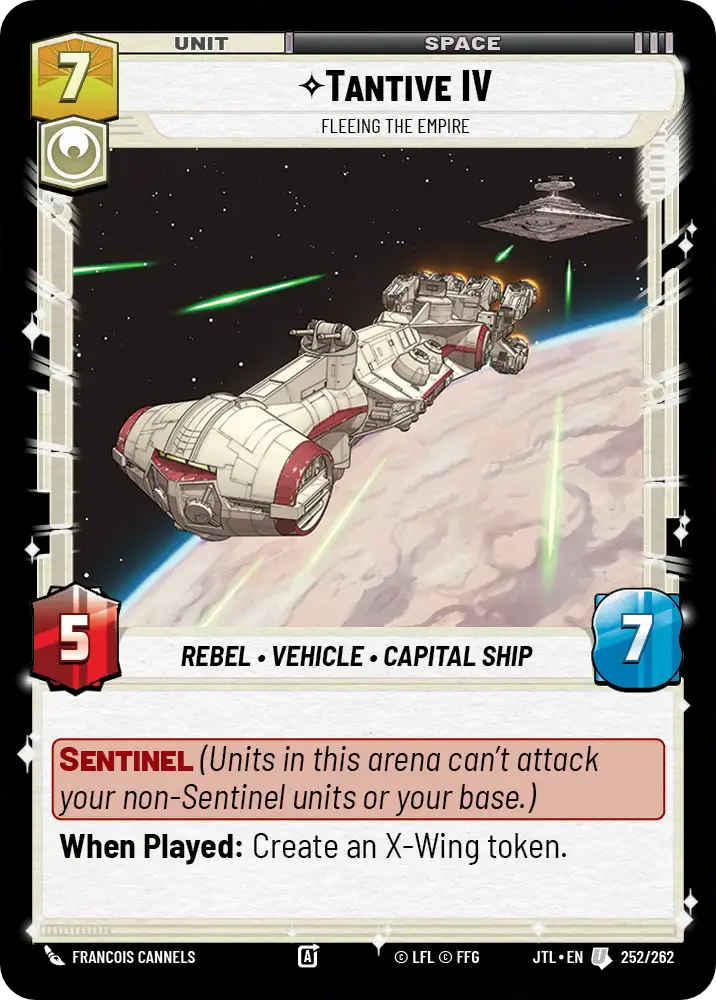 Tantive IV, Fleeing the Empire