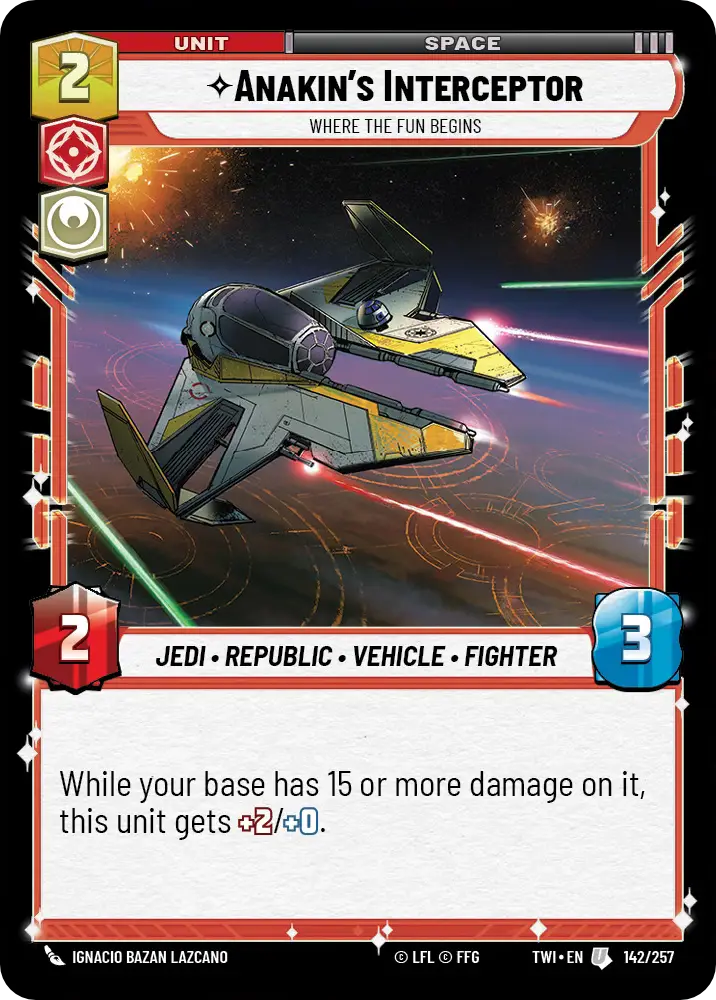 Anakin's Interceptor, Where the Fun Begins