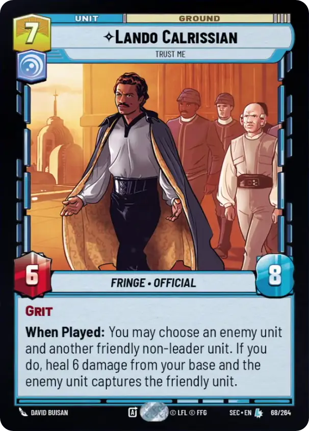 Lando Calrissian, Trust Me