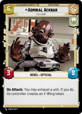 Admiral Ackbar, It's A Trap Unit
