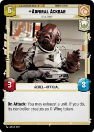 Admiral Ackbar, It's a trap!