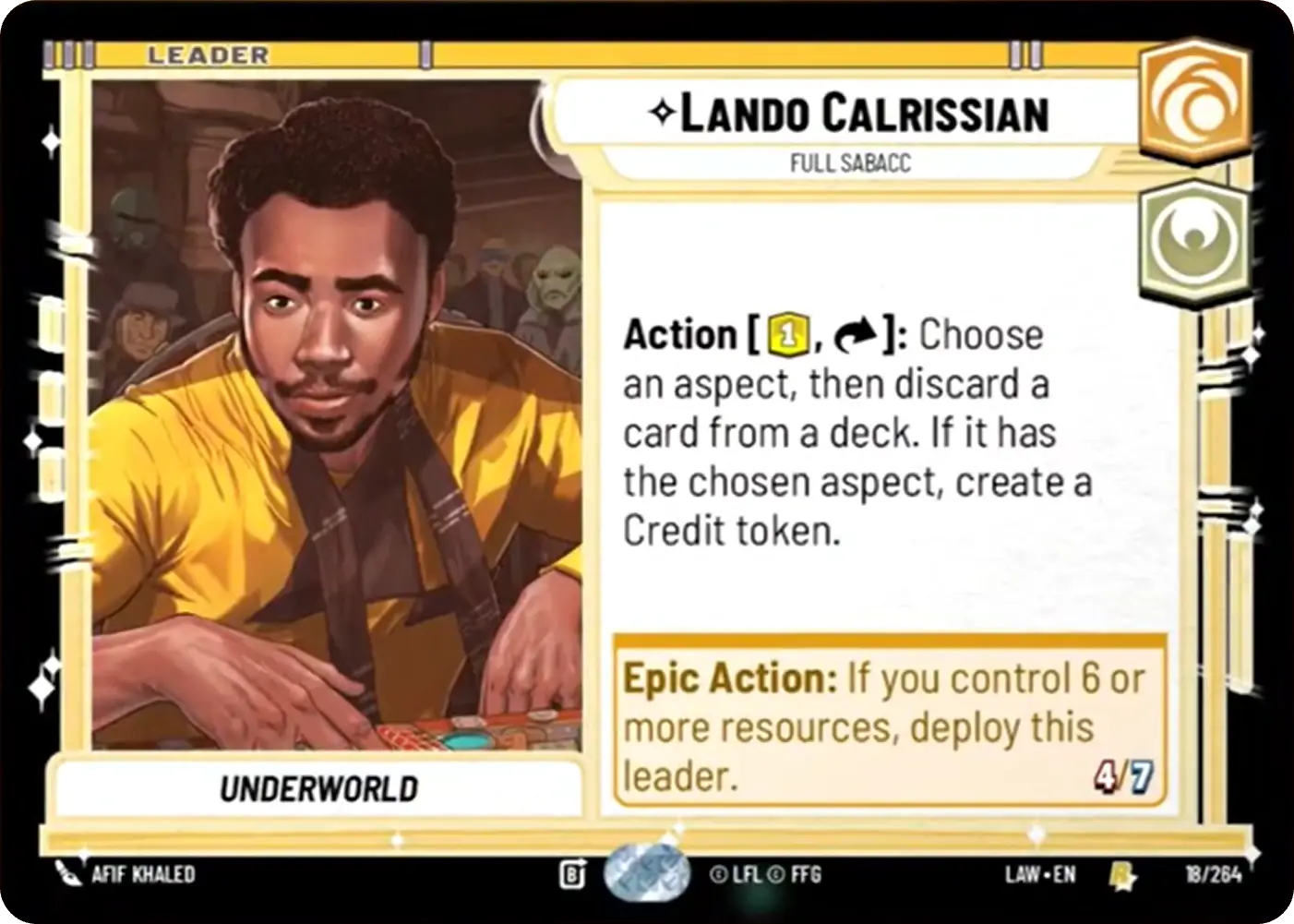 Lando Calrissian, Full Sabacc