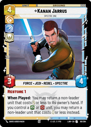 Kanan Jarrus, Spectre One