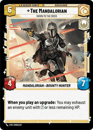The Mandalorian Leader Unit Card