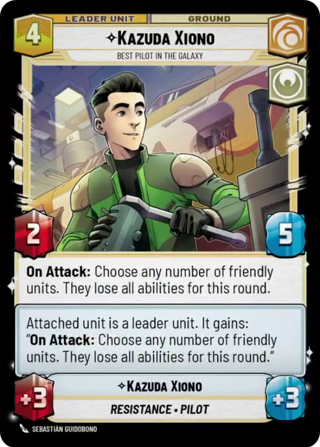 Kazuda Xiono, Best Pilot In The Galaxy Unit