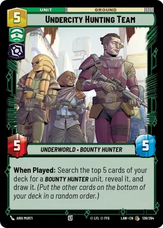 Undercity Hunting Team
