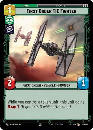 First Order TIE Fighter