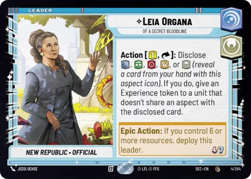 Leia Organa, Of a secret bloodline