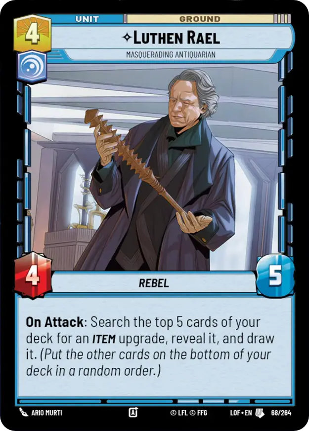 Luthen Rael, Masquerading Antiquarian