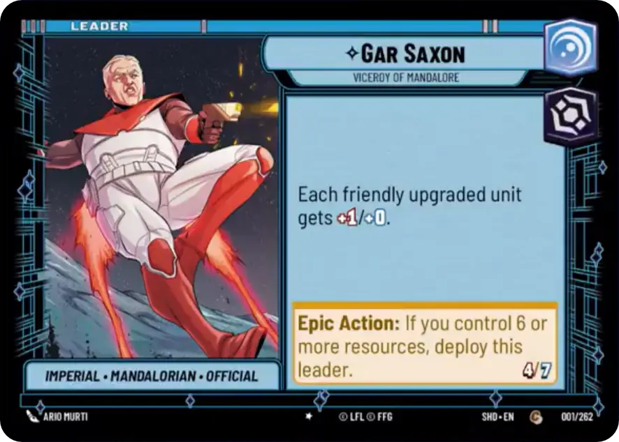Gar Saxon, Viceroy of Mandalore