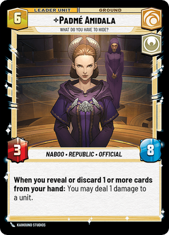 Padmé Amidala, What do you have to hide