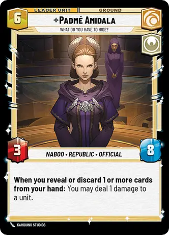 Padmé Amidala, What do you have to hide