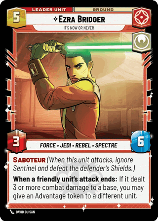 Ezra Bridger, It's Now Or Never