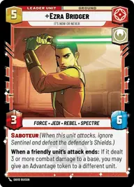 Ezra Bridger, It's Now Or Never