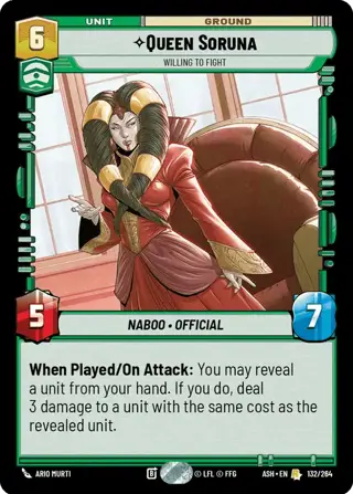 Queen Soruna, Willing To Fight