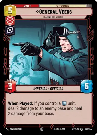 General Veers, Leading The Assault