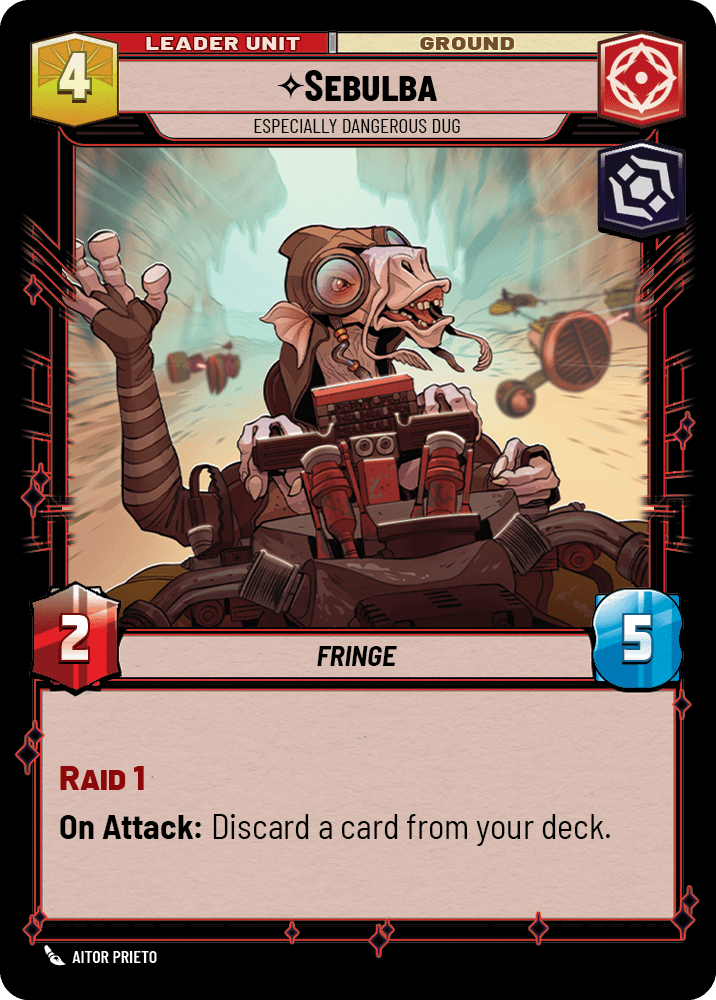 Sebulba, Especially dangerous dug