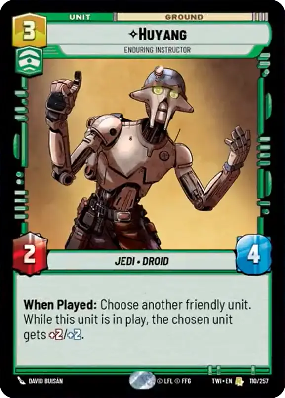 Huyang, Enduring Instructor