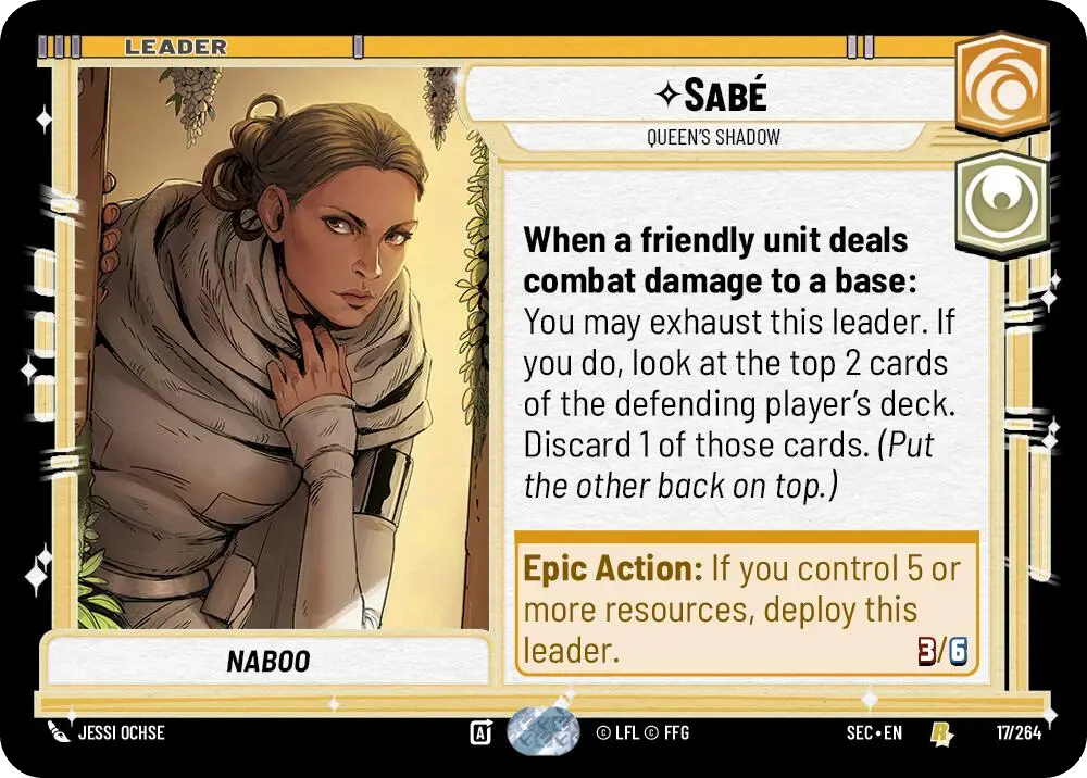 Sabé, Queen's shadow