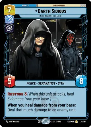 Darth Sidious, Move Against The Jedi