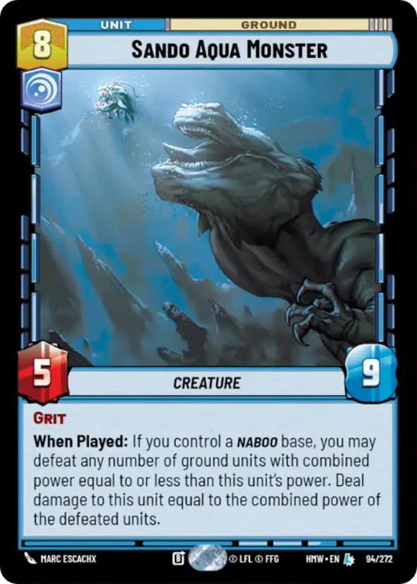 Sando Aqua Monster