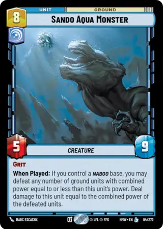 Sando Aqua Monster