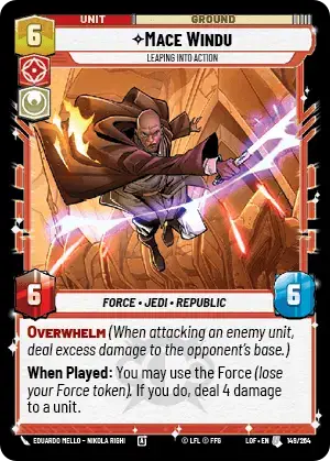 Mace Windu, Leaping into action